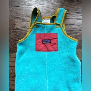 Patagonia Baby Synchilla® Fleece Overalls Size 6-12 months